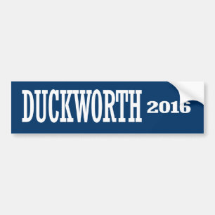 Duckworth - Tammy Duckworth 2016 Bumper Sticker