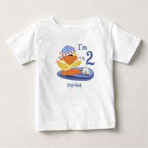 Ducky Boy 2nd Birthday Baby T-Shirt