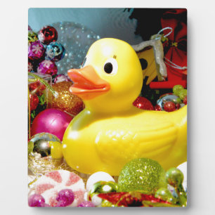 Ducky Christmas I Plaque