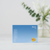 Ducky - Chubby Business Card (Standing Front)