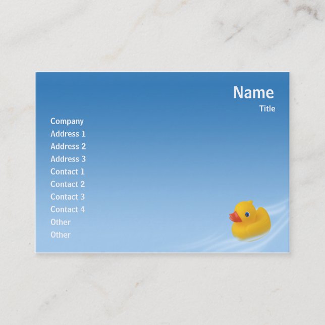 Ducky - Chubby Business Card (Front)