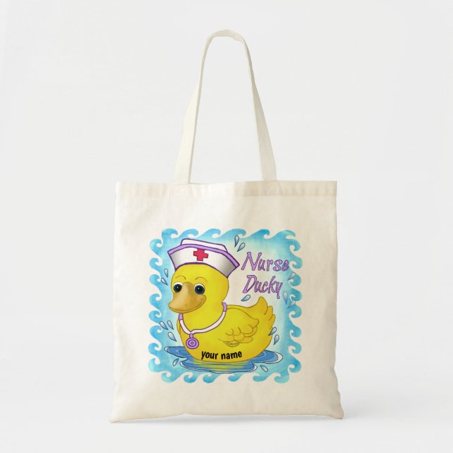 Ducky custom Nurse  Tote Bag (Front)