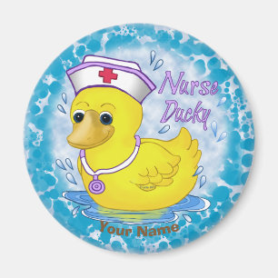 Ducky cute nurse  magnet
