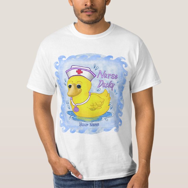 Ducky cute nurse  T-Shirt (Front)
