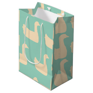 Ducky Duck Lt Teal  Medium Gift Bag
