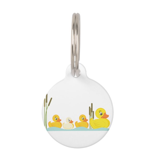 Ducky Family Pet Tag (Front)