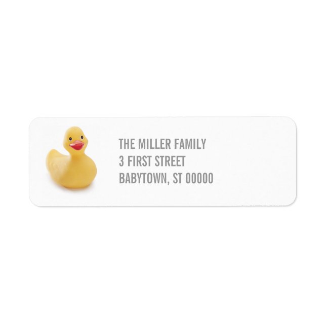 Ducky Kitsch Return Address Label (Front)