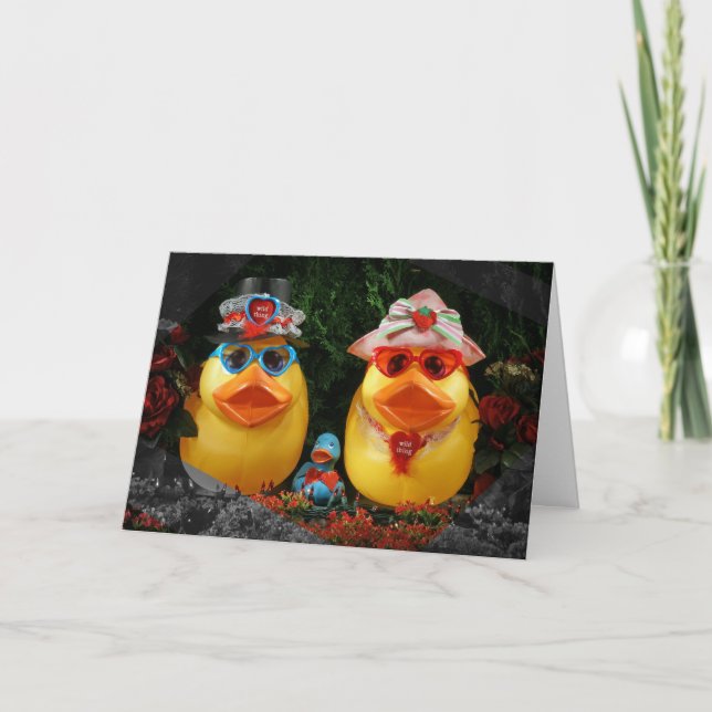 Ducky Love! Holiday Card (Front)