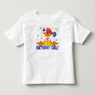 Ducky Party Birthday Girl Toddler T-Shirt