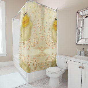 DUCKY shower curtain m3galleryStudio