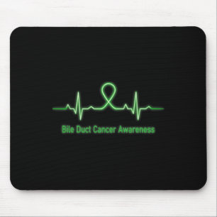 Duct Cancer Awareness Heartbeat Fight Faith Hope C Mouse Mat