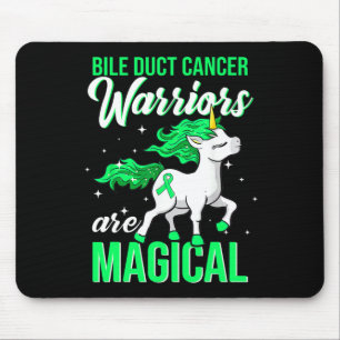 Duct Cancer Awareness Warrior Fun Unicorn Mouse Mat