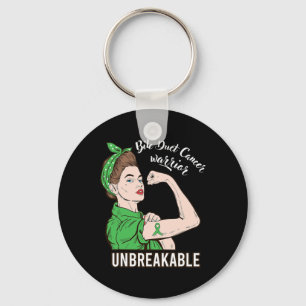 Duct Cancer Warrior Unbreakable Strong Women Survi Key Ring