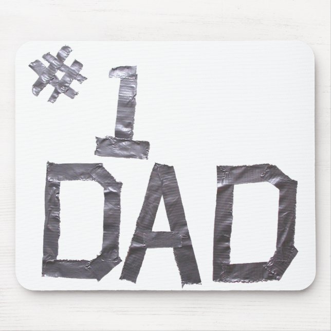 Duct Tape-#1 Dad Mouse Mat (Front)