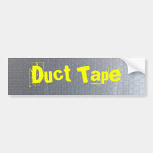 Duct Tape Bumper Sticker