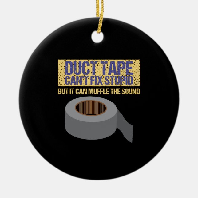 Duct Tape Can't Fix Stupid Ceramic Tree Decoration (Front)