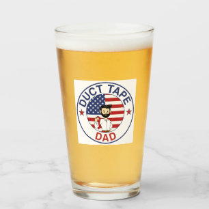 Duct Tape Dad - Beer Glass