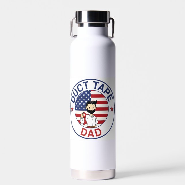 Duct Tape Dad - Insulated Bottle (Front)
