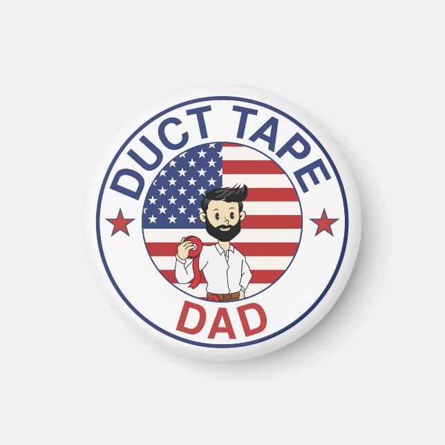 Duct Tape Dad - Magnet (Front)