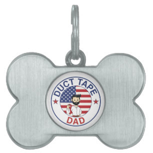 Duct Tape Dad - Pet Tag