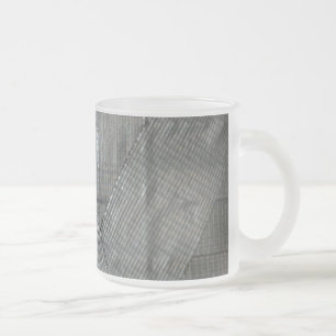 Duct Tape Love Frosted Glass Coffee Mug