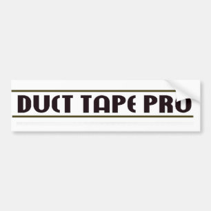Duct Tape Pro Bumper Sticker