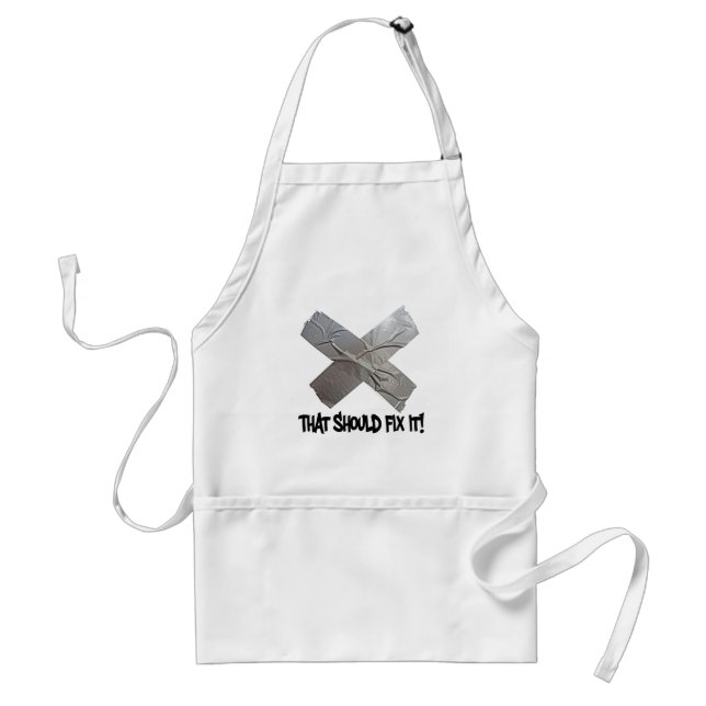 Duct Tape Should Fix It Standard Apron (Front)