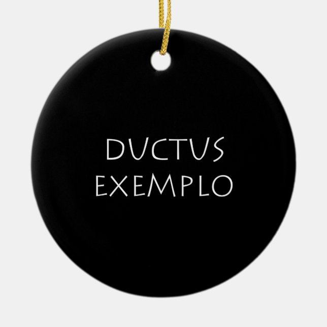 Ductus exemplo ceramic tree decoration (Front)