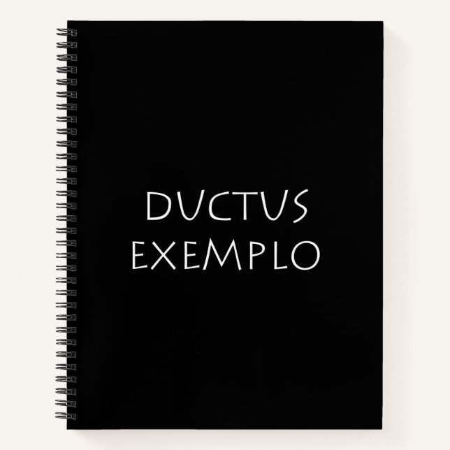 Ductus exemplo notebook (Front)