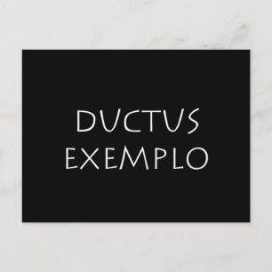 Ductus exemplo postcard