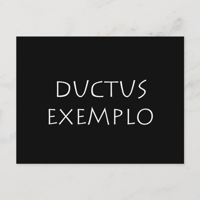 Ductus exemplo postcard (Front)
