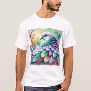 Ducula Pigeon 190924AREF103 - Watercolor T-Shirt
