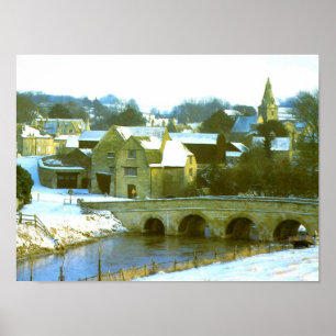 Duddington snow scene poster