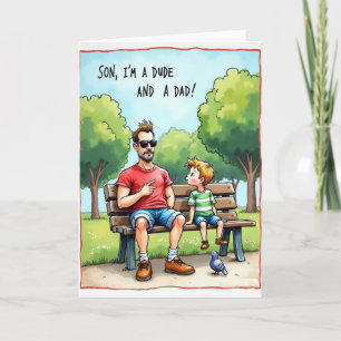 Dude Dad Moment Scene Card