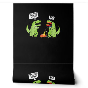 Dude Did You Eat Last Unicorn Funny Nerdy Dinosaur Wallpaper