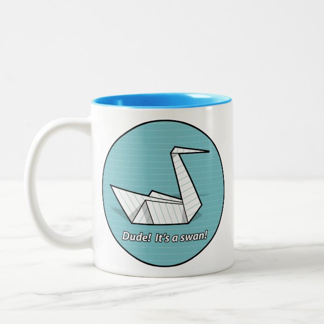 Dude! It's a swan! Mug (Left)