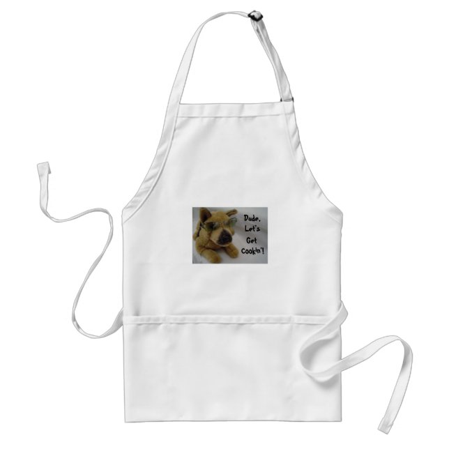 Dude, Let's Get Cooking Standard Apron (Front)