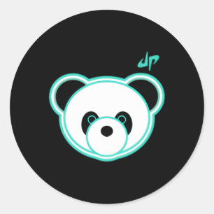 Dude Perfect Panda Classic Round Sticker