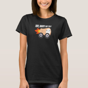 Dude Where's My Toe Truck Funny Anatomy Disability T-Shirt