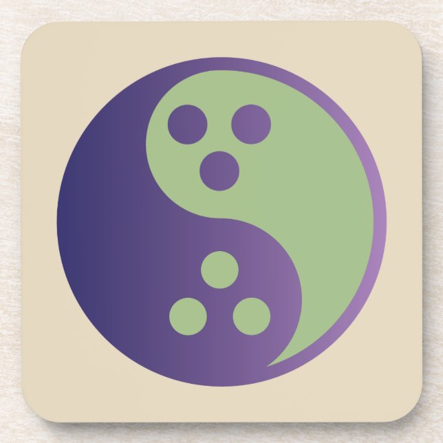 Dudeism Square Coaster Set of 6 (Front)