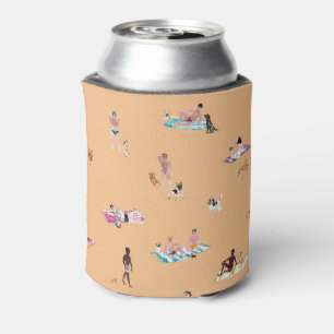 DUDES and DOGS BEACH Cantaloupe Can Cooler