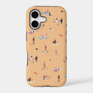 DUDES and DOGS BEACH Cantaloupe iPhone Case