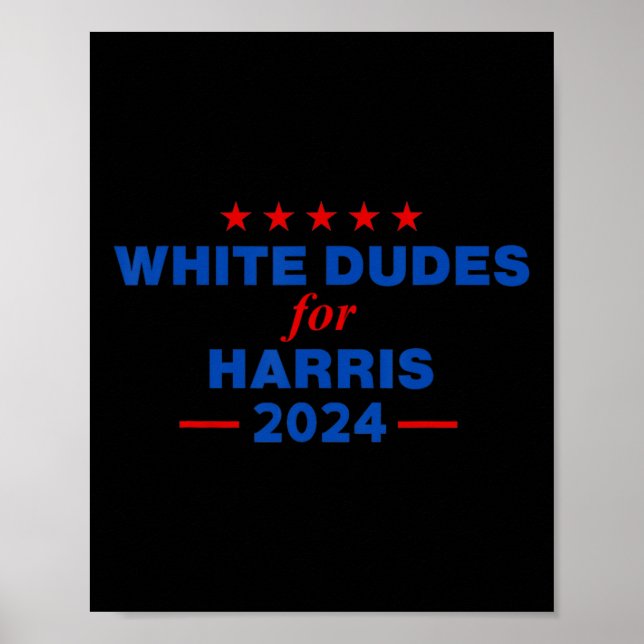 Dudes For Harris 2024 Karens For Kamala  Poster (Front)