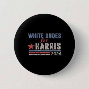 Dudes For Harris Harris Waltz 2024 Election Kamala 6 Cm Round Badge