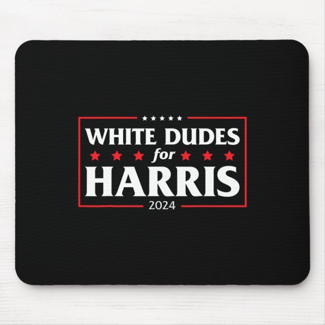 Dudes For Harris-kamala 2024  Mouse Mat (Front)