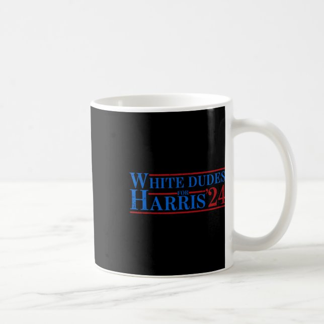 Dudes For Kamala Harris 7  Coffee Mug (Right)