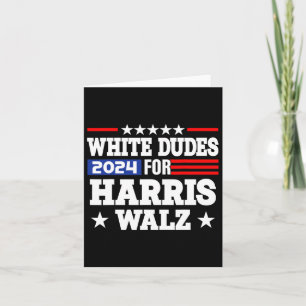 Dudes For Kamala Harris And Waltz WAlzheimer 2024  Card