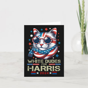 Dudes For Kamala Harris Childless Cat Lady For Kam Card
