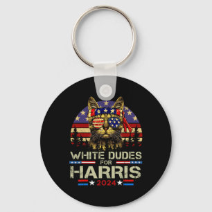 Dudes For Kamala Harris Childless Cat Lady For Kam Key Ring