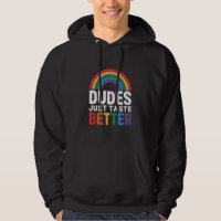 Dudes Just Taste Better Funny Gay Pride LGBTQ Gift